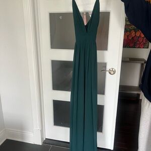Elegant Teal Maxi Dress